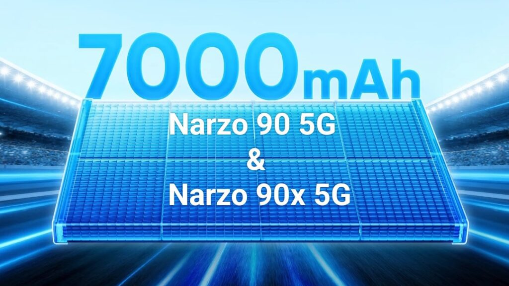 Narzo 90 5G VS Narzo 90x Battery 7000mAh Bigg Battery