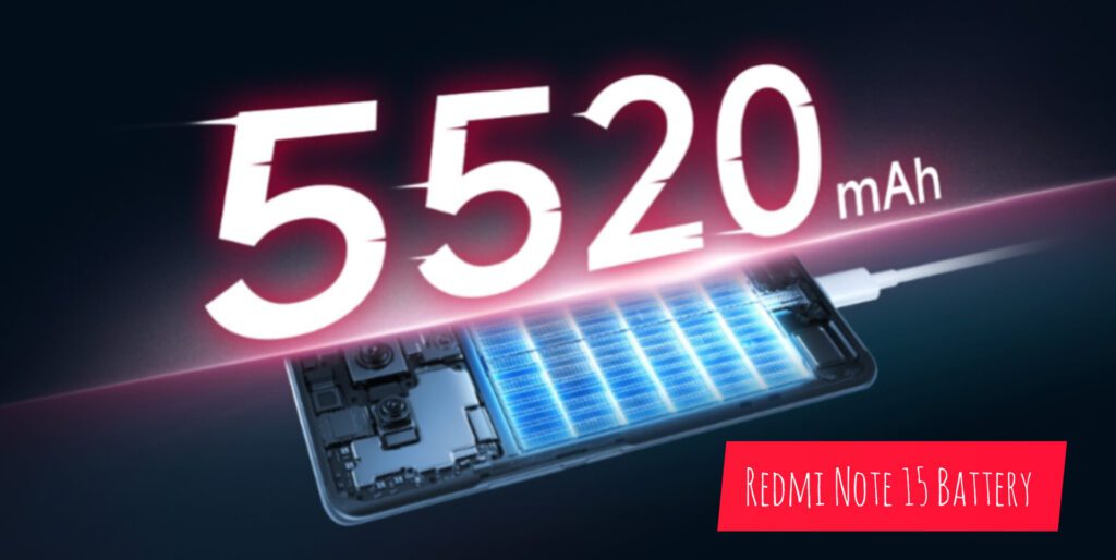 Redmi Note 15 5G Expected Battery and Charging