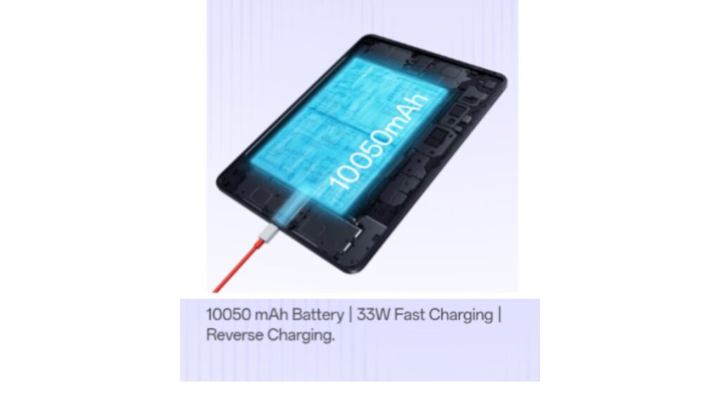 Oneplus Pad Go 2 Battery and Charging