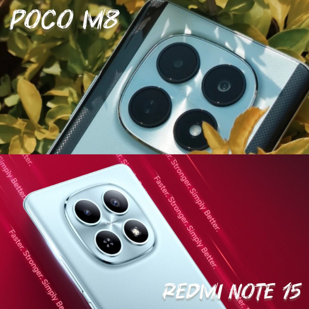 POCO M8 5G vs Redmi Note 15 5G Camera Comparison