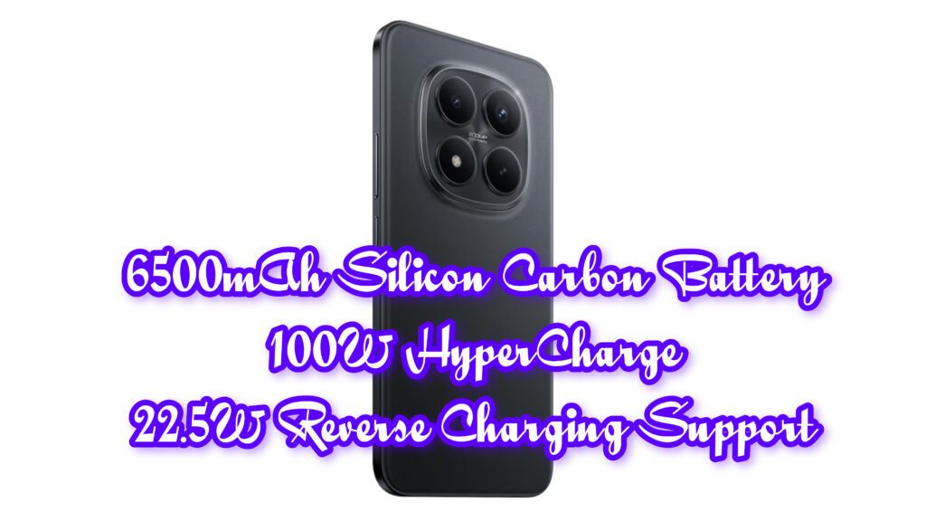 Redmi Note 15 Pro+ 5G 6500mAh Battery