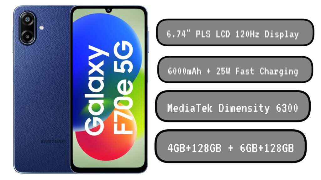 Samsung Galaxy F70e 5G First Impressions and Specifications