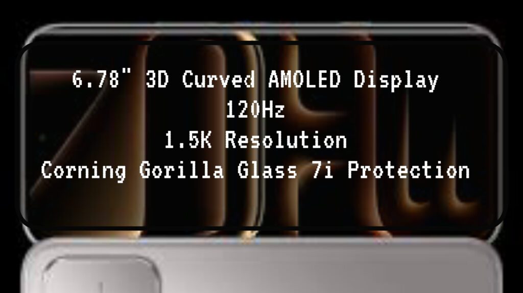 Infinix Note Edge 5G Display Specifications