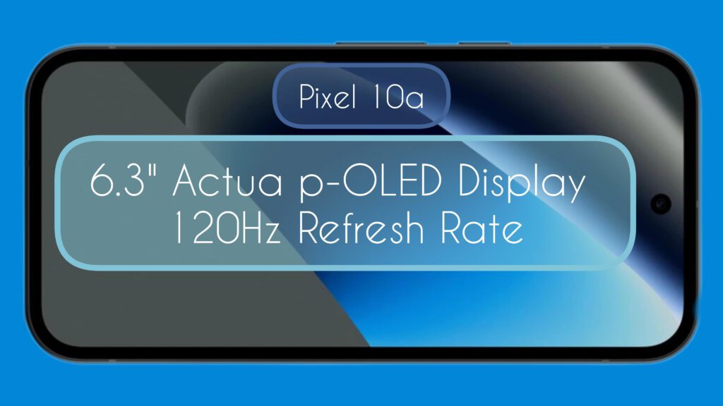 Pixel 10a Display Specifications