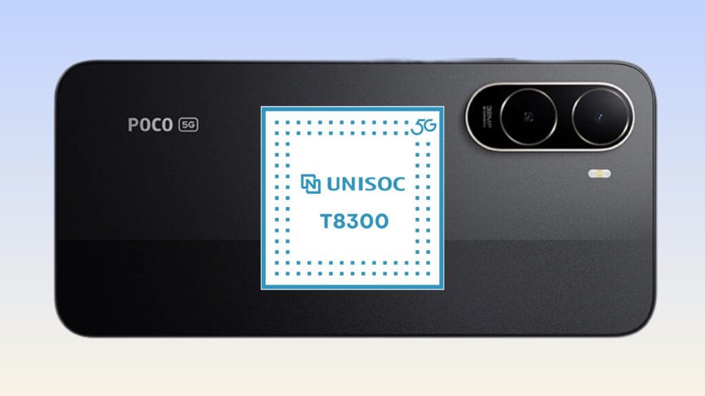 POCO C85x 5G Proseser Unisoc T8300