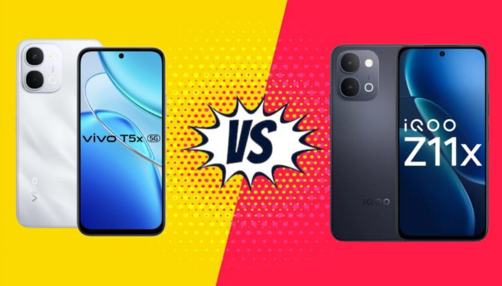Vivo T5x 5G vs iQOO Z11x 5G : Which One Should You Buy?