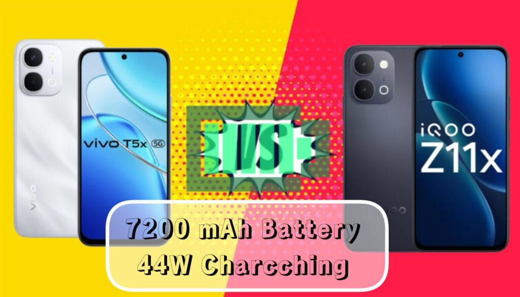 Comparison of two battery smartphone models
