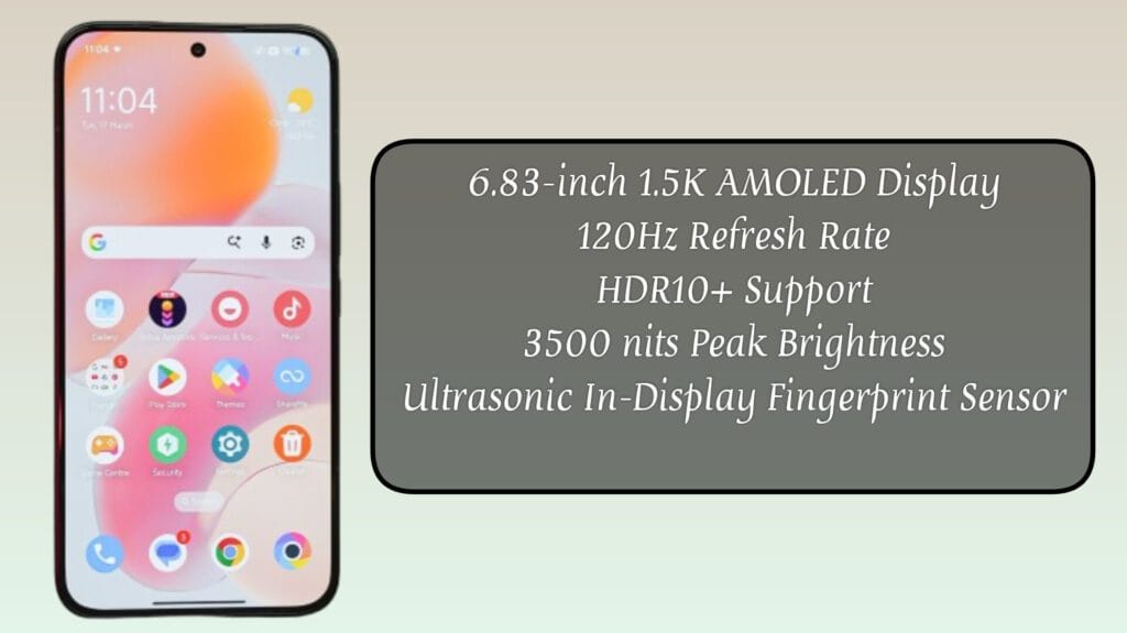 Poco X8 Pro Max 5G Large 6.83inch 1.5K AMOLED Display with 120Hz Refresh Rate