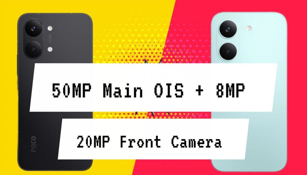 Poco X8 Pro Max 5G vs Poco X8 Pro 5G both smartphones camera almost Same