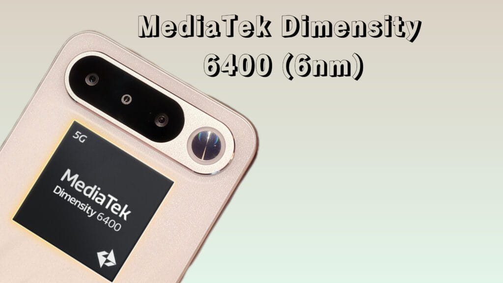 Realme 16 5G Chipset MediaTek Dimensity 6400 Tarbo