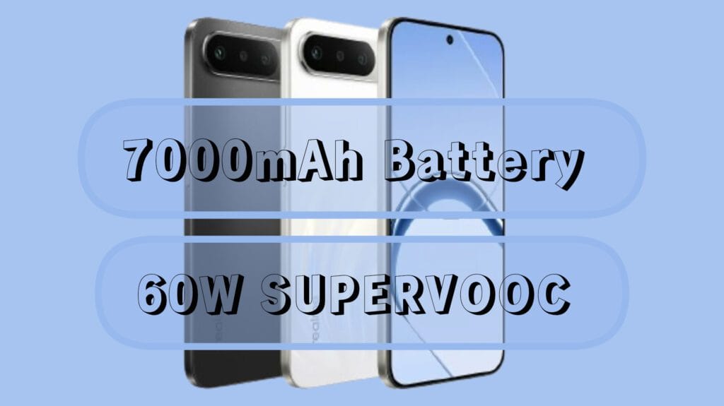 Realme 16 5G 7000mAh Battery and 60W SUPERVOOC Charcching