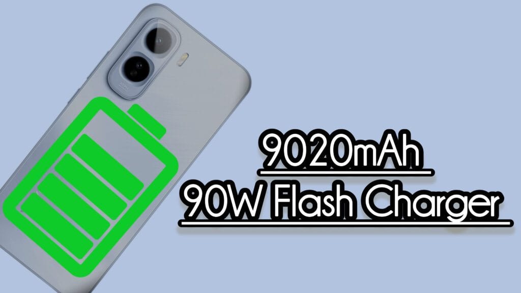 Vivo T5 pro 9020mAh massive battery with 90 watt flash charger
