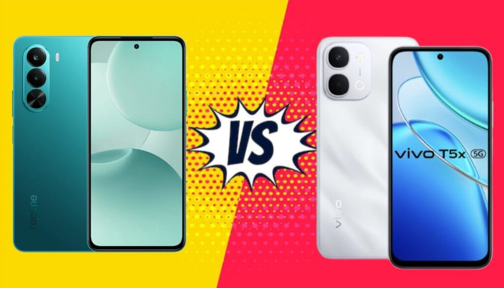 Realme P4x 5G vs Vivo T5x 5G – Which Phone is Best Under ₹20,000?